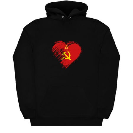 Grungy I Love Soviet Union Heart Flag tiny thumbnail