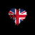 Grungy I Love United Kingdom Heart Flag tiny thumbnail