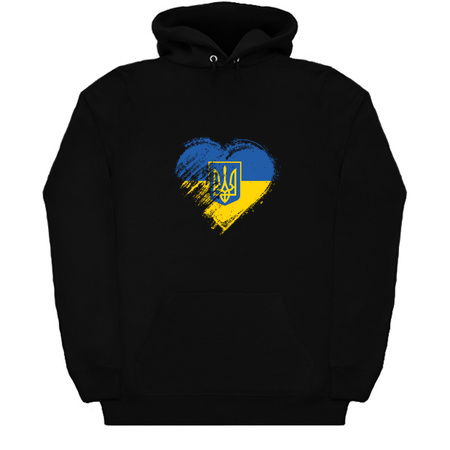 Grungy I Love Ukraine Heart Flag tiny thumbnail