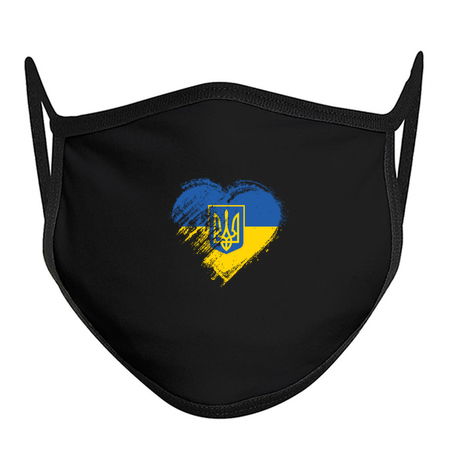 Grungy I Love Ukraine Heart Flag tiny thumbnail