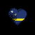 Grungy I Love Curaçao Heart Flag tiny thumbnail