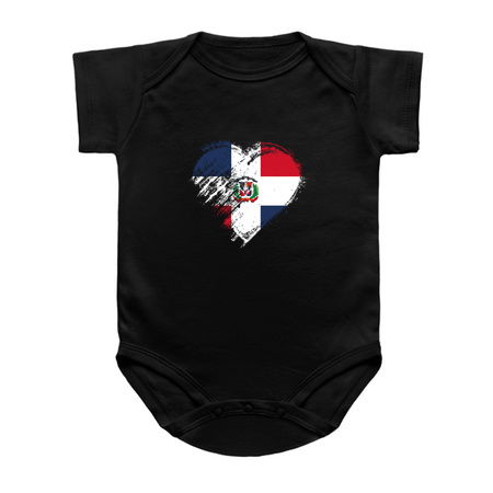 Grungy I Love Dominican Republic Heart Flag tiny thumbnail