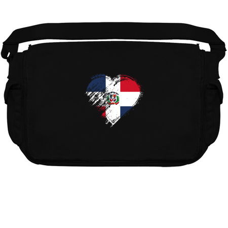 Grungy I Love Dominican Republic Heart Flag tiny thumbnail