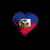 Grungy I Love Haiti Heart Flag tiny thumbnail