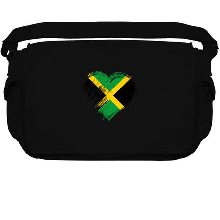 Grungy I Love Jamaica Heart Flag tiny thumbnail