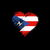 Grungy I Love Puerto Rico Heart Flag tiny thumbnail