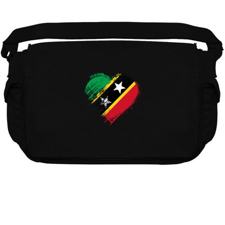 Grungy I Love St. Kitt's and Bevis Heart Flag tiny thumbnail