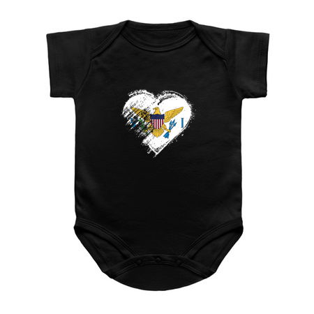Grungy I Love US Virgin Islands Heart Flag tiny thumbnail
