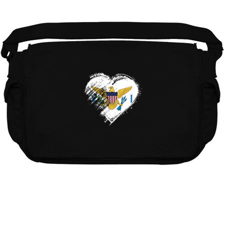 Grungy I Love US Virgin Islands Heart Flag tiny thumbnail
