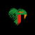 Grungy I Love Zambia Heart Flag tiny thumbnail