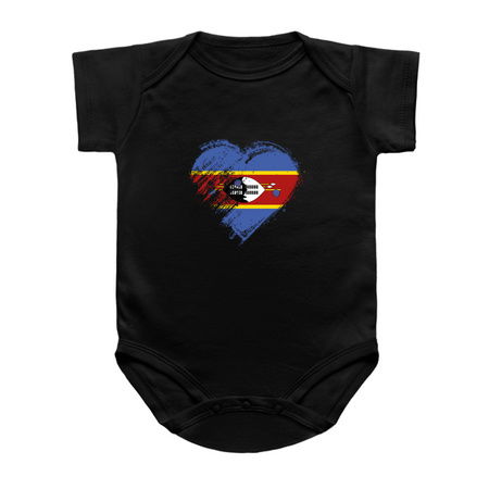 Grungy I Love Swaziland Heart Flag tiny thumbnail