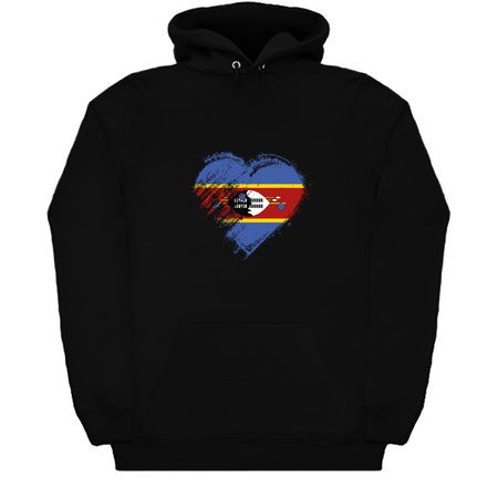 Grungy I Love Swaziland Heart Flag tiny thumbnail