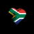 Grungy I Love South Africa Heart Flag tiny thumbnail