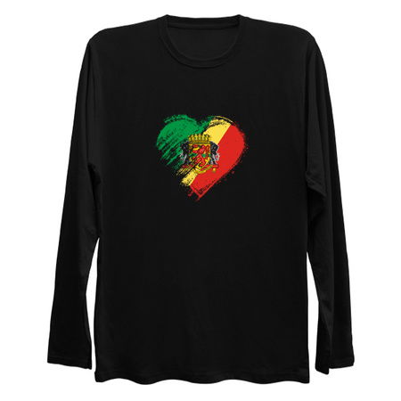 Grungy I Love Republic of Congo Heart Flag tiny thumbnail