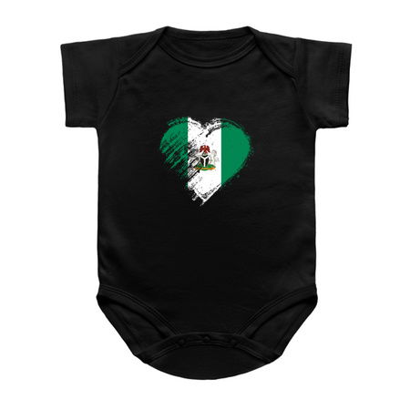 Grungy I Love Nigeria Heart Flag tiny thumbnail