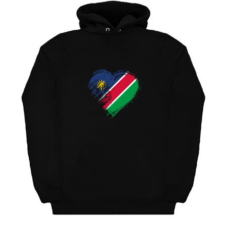 Grungy I Love Namibia Heart Flag tiny thumbnail