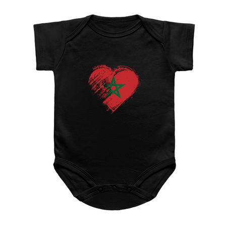 Grungy I Love Morocco Heart Flag tiny thumbnail