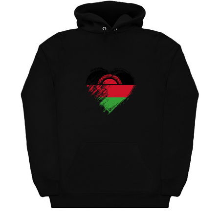 Grungy I Love Malawi Heart Flag tiny thumbnail
