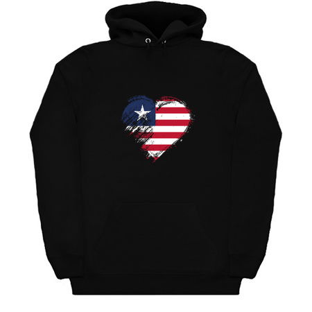 Grungy I Love Liberia Heart Flag tiny thumbnail