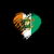 Grungy I Love Ivory Coast Heart Flag tiny thumbnail
