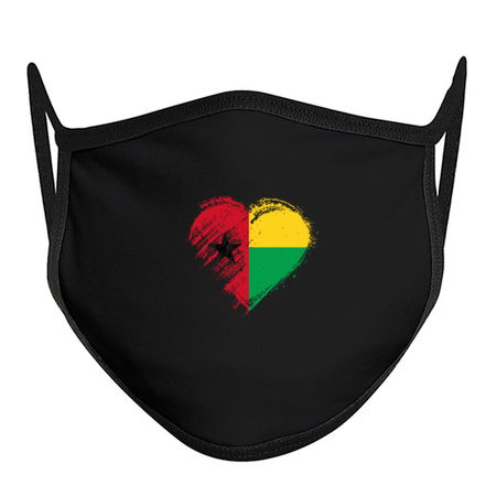 Grungy I Love Guinea-Bissau Heart Flag tiny thumbnail