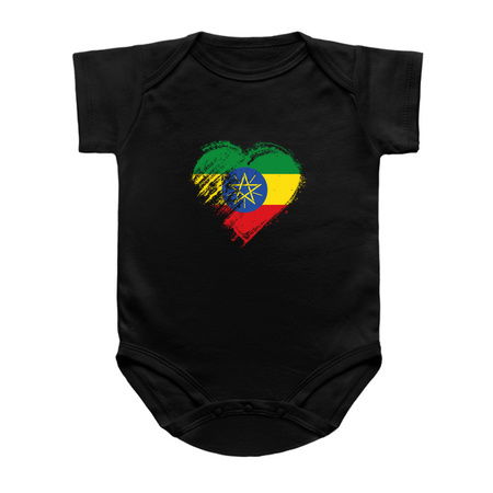Grungy I Love Ethiopia Heart Flag tiny thumbnail