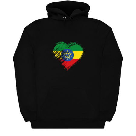 Grungy I Love Ethiopia Heart Flag tiny thumbnail