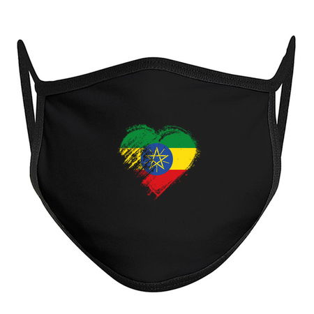 Grungy I Love Ethiopia Heart Flag tiny thumbnail