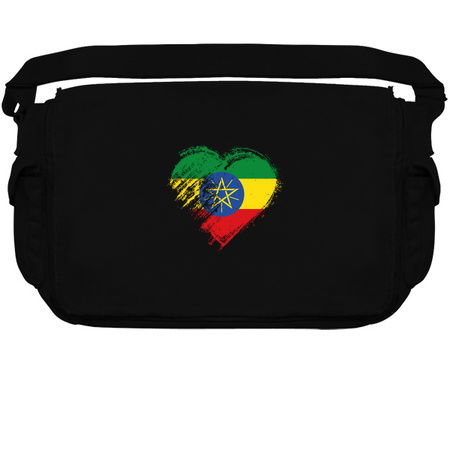Grungy I Love Ethiopia Heart Flag tiny thumbnail