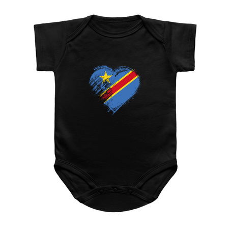 Grungy I Love Democratic Republic of Congo Heart Flag tiny thumbnail