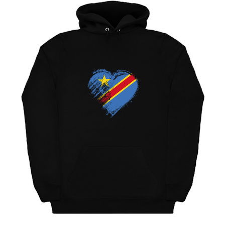 Grungy I Love Democratic Republic of Congo Heart Flag tiny thumbnail