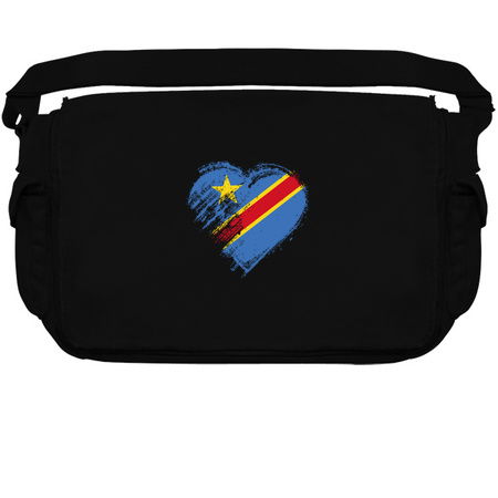 Grungy I Love Democratic Republic of Congo Heart Flag tiny thumbnail