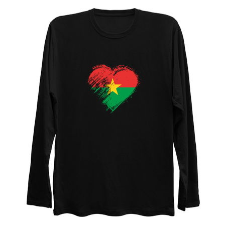Grungy I Love Burkina-Faso Heart Flag tiny thumbnail