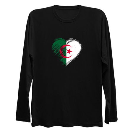 Grungy I Love Algeria Heart Flag tiny thumbnail