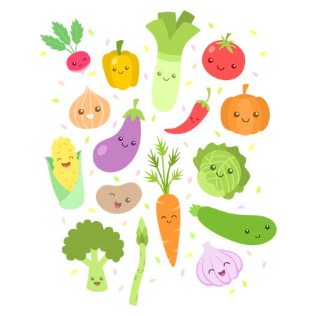 Happy Veggies - NeatoShop