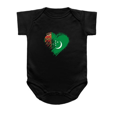 Grungy I Love Turkmenistan Heart Flag tiny thumbnail