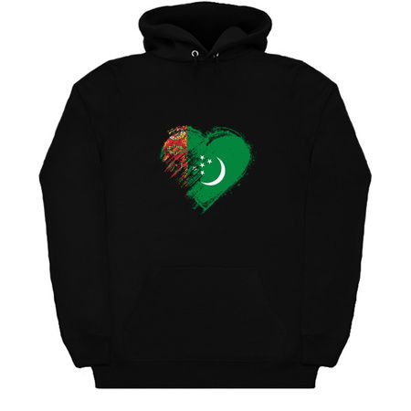 Grungy I Love Turkmenistan Heart Flag tiny thumbnail