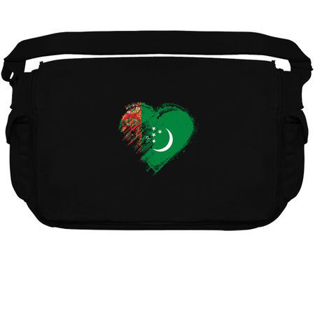 Grungy I Love Turkmenistan Heart Flag tiny thumbnail