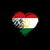 Grungy I Love Tajikistan Heart Flag tiny thumbnail