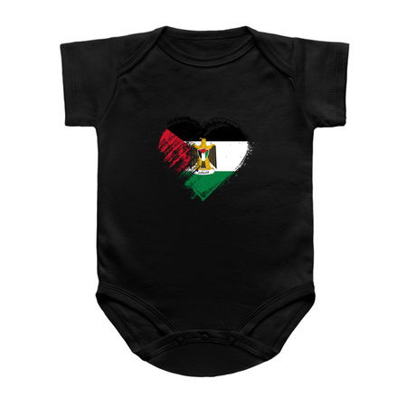 Grungy I Love Palestine Heart Flag tiny thumbnail