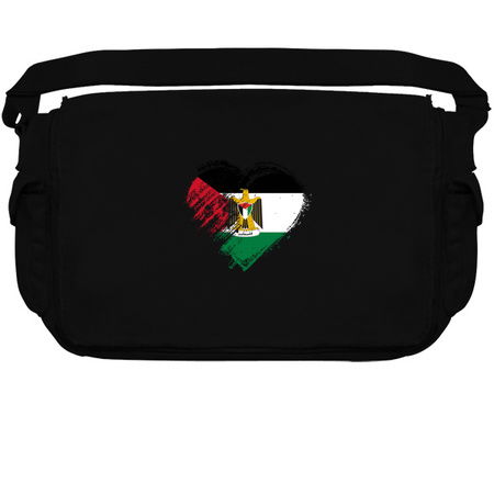 Grungy I Love Palestine Heart Flag tiny thumbnail