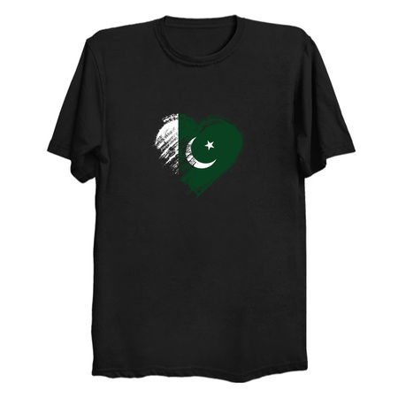 Grungy I Love Pakistan Heart Flag tiny thumbnail