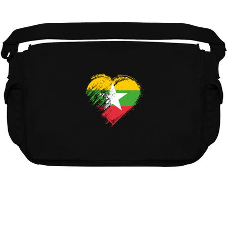 Grungy I Love Myanmar Heart Flag tiny thumbnail