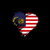 Grungy I Love Malaysia Heart Flag tiny thumbnail