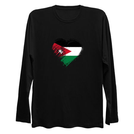 Grungy I Love Jordan Heart Flag tiny thumbnail