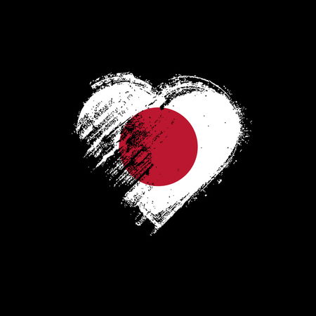 Grungy I Love Japan Heart Flag Neatoshop Grungy I Love Japan Heart Flag Neatoshop