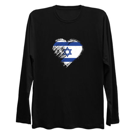 Grungy I Love Israel Heart Flag tiny thumbnail