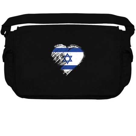 Grungy I Love Israel Heart Flag tiny thumbnail