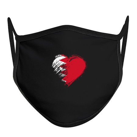 Grungy I Love Bahrain Heart Flag tiny thumbnail