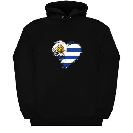 Grungy I Love Uruguay Heart Flag tiny thumbnail